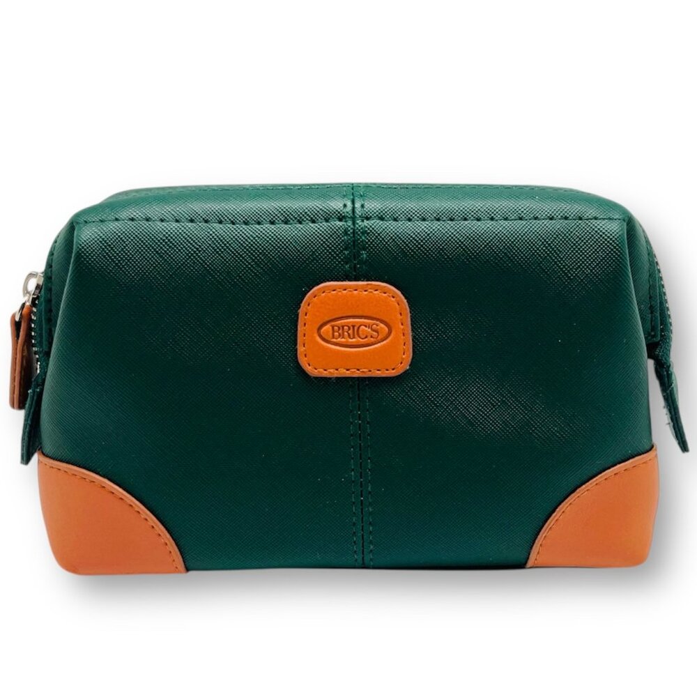 NEW Brics Toiletry Makeup Wire Frame Bag Travel Pouch